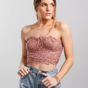 Intimately Free People Adella Corset Bra In Ballet Size XS NWT